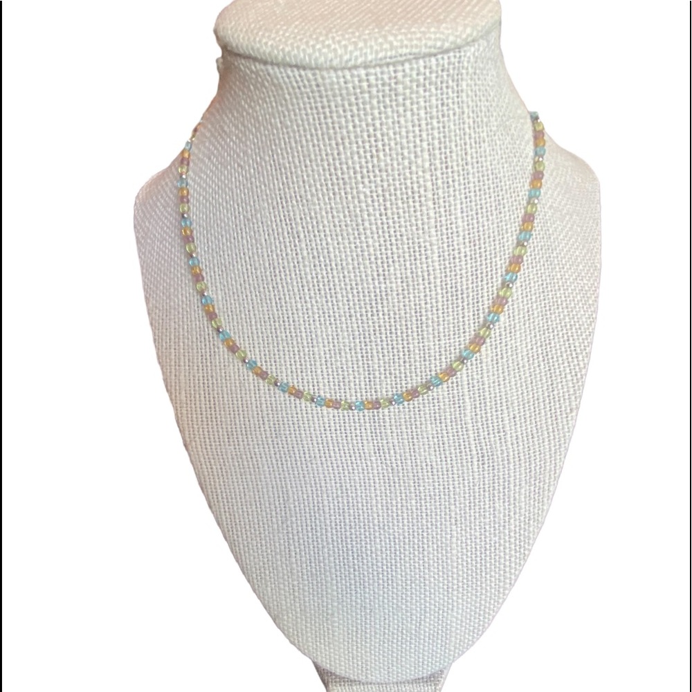 Napier Mini Beaded Multicolored Adjustable Necklace